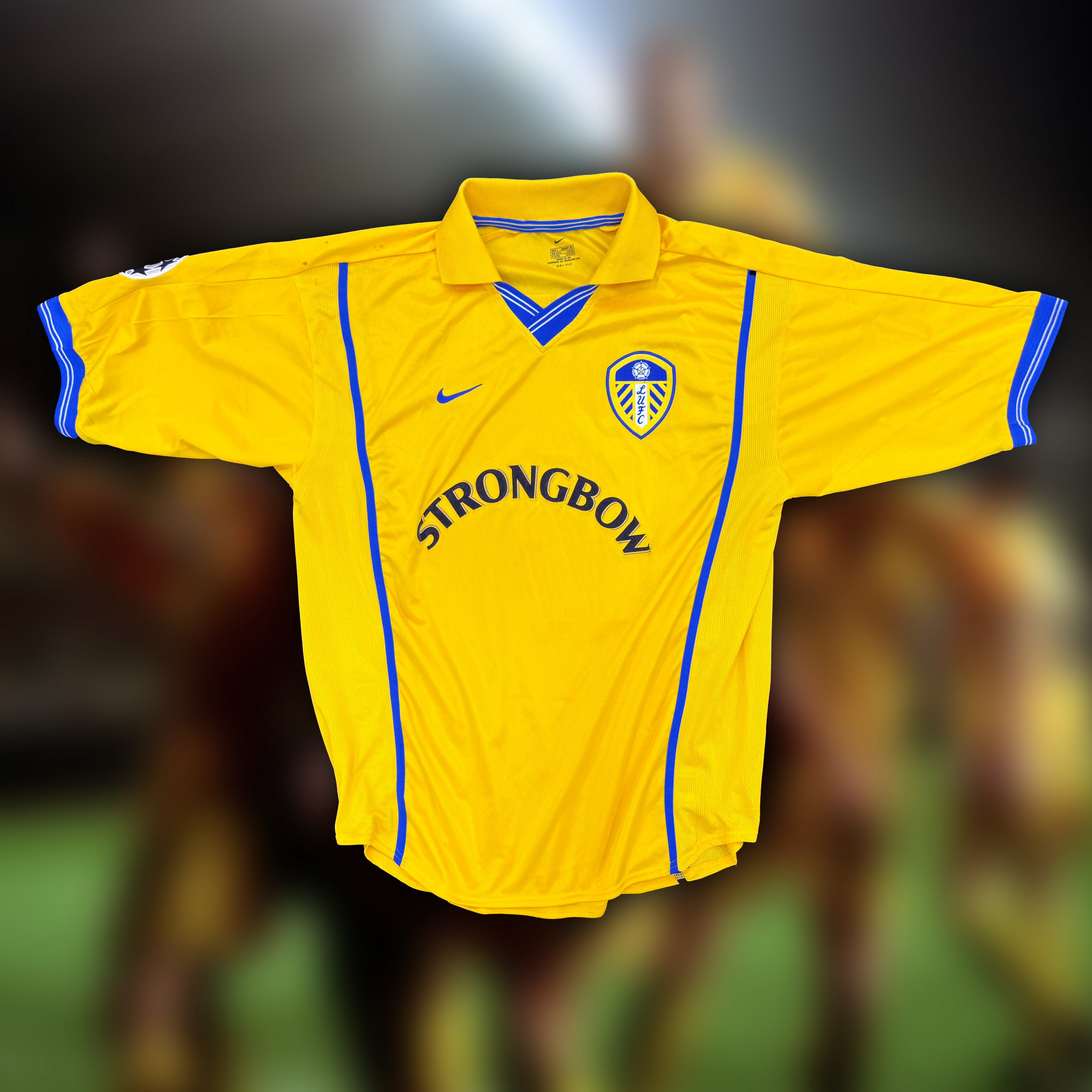2000/01 Alan Smith “Champions League” Away Shirt vs Anderlecht (a